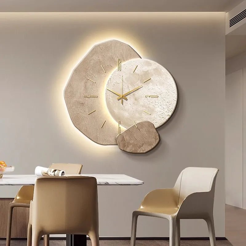LED Moon Phase Wall Clock