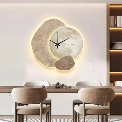 LED Moon Phase Wall Clock