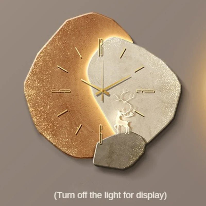 LED Moon Phase Wall Clock