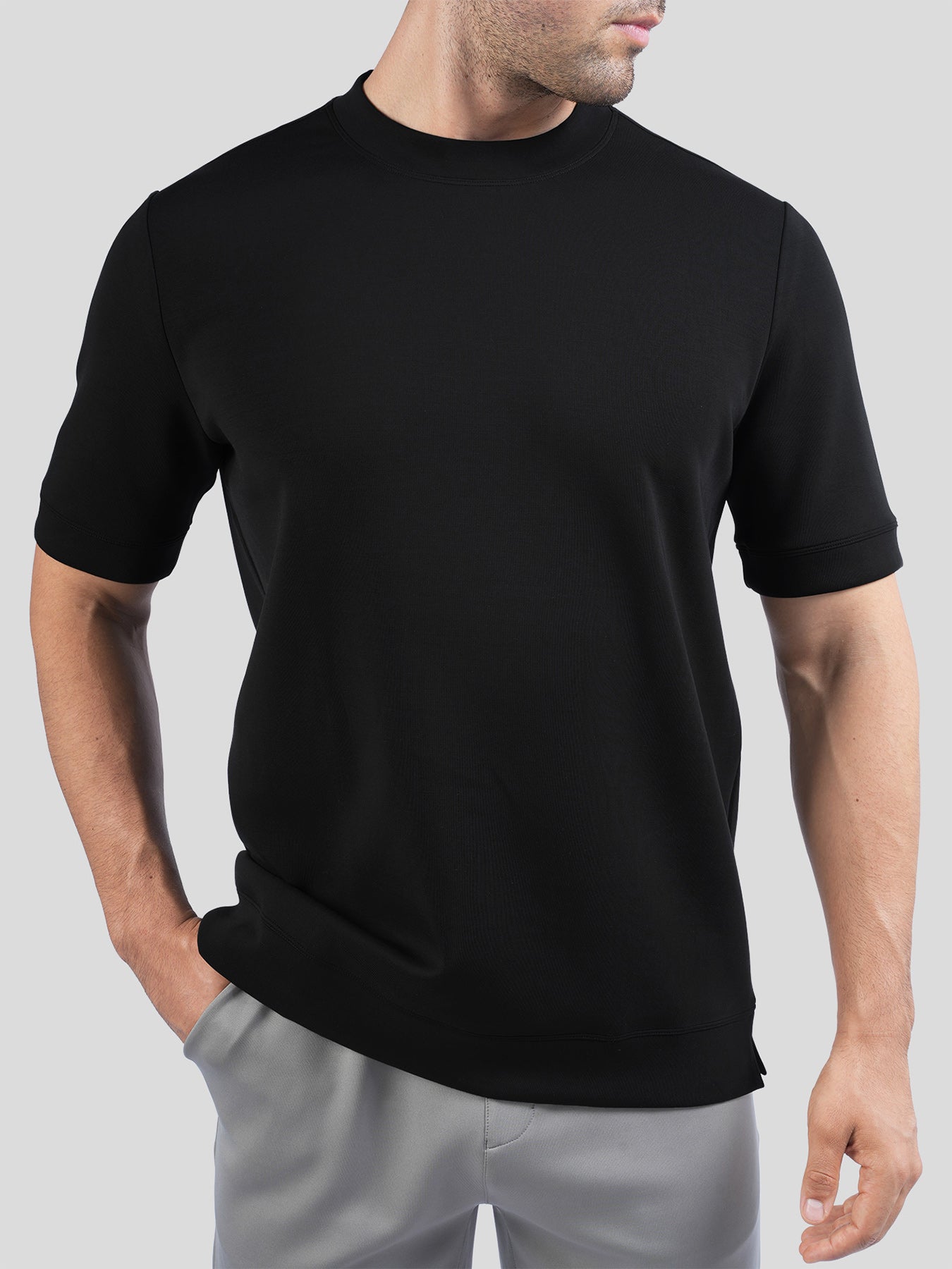 Wrinkle-Resistant Basic Men's Tshirt