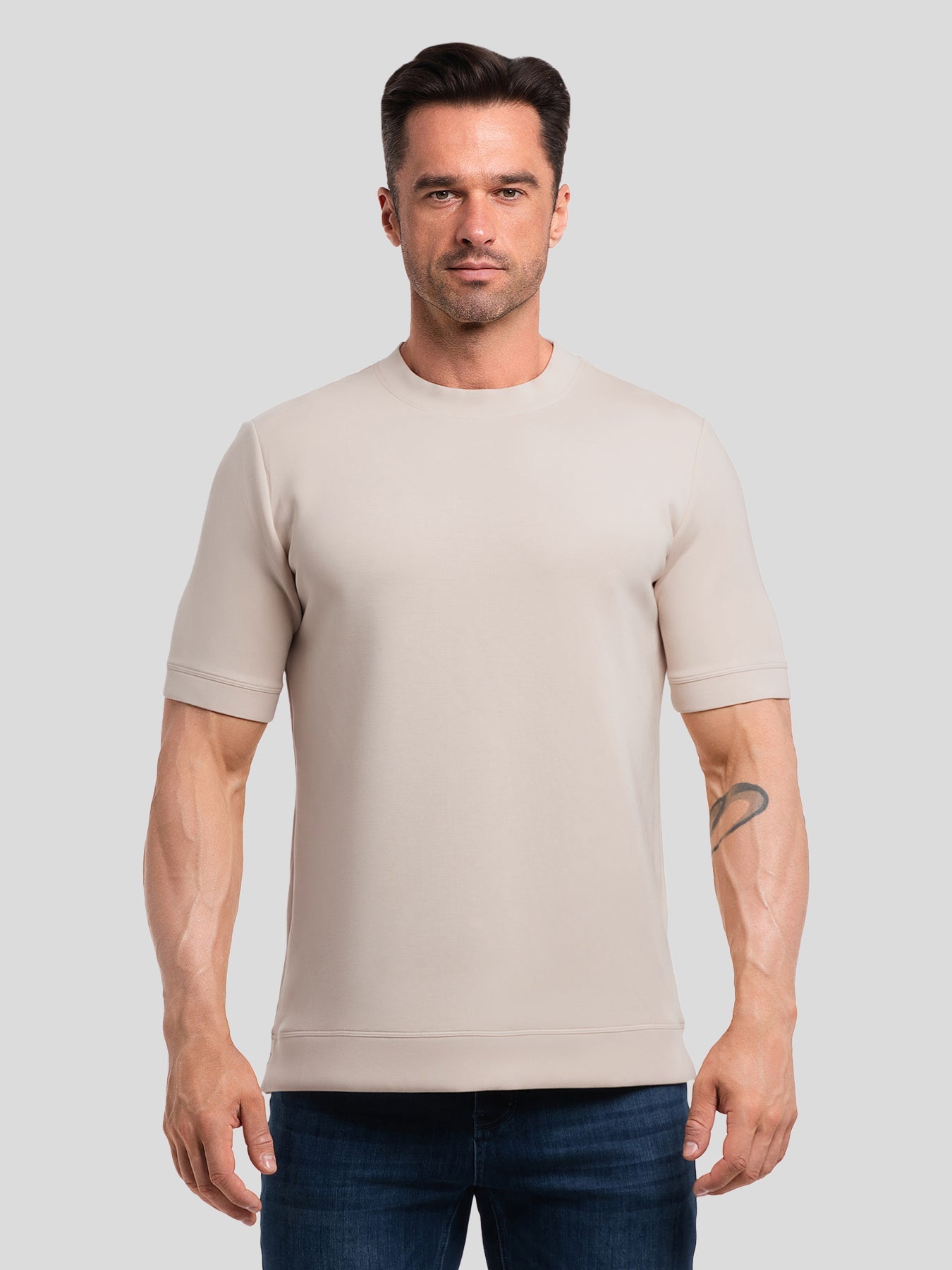 Wrinkle-Resistant Basic Men's Tshirt