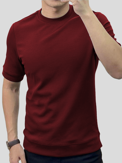 Wrinkle-Resistant Basic Men's Tshirt