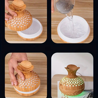Wood-grain Essential Oil Diffuser