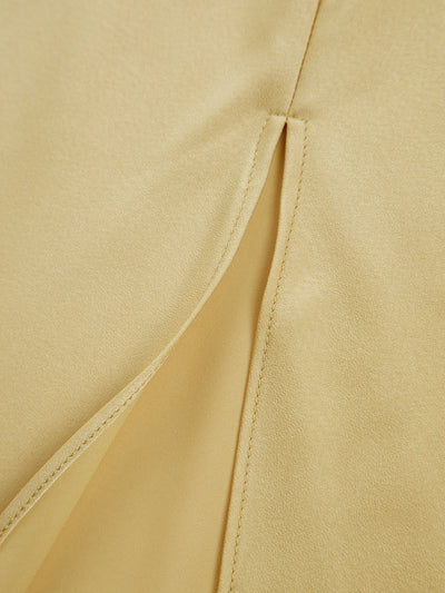 Satin Backless Women's Maxi Dress