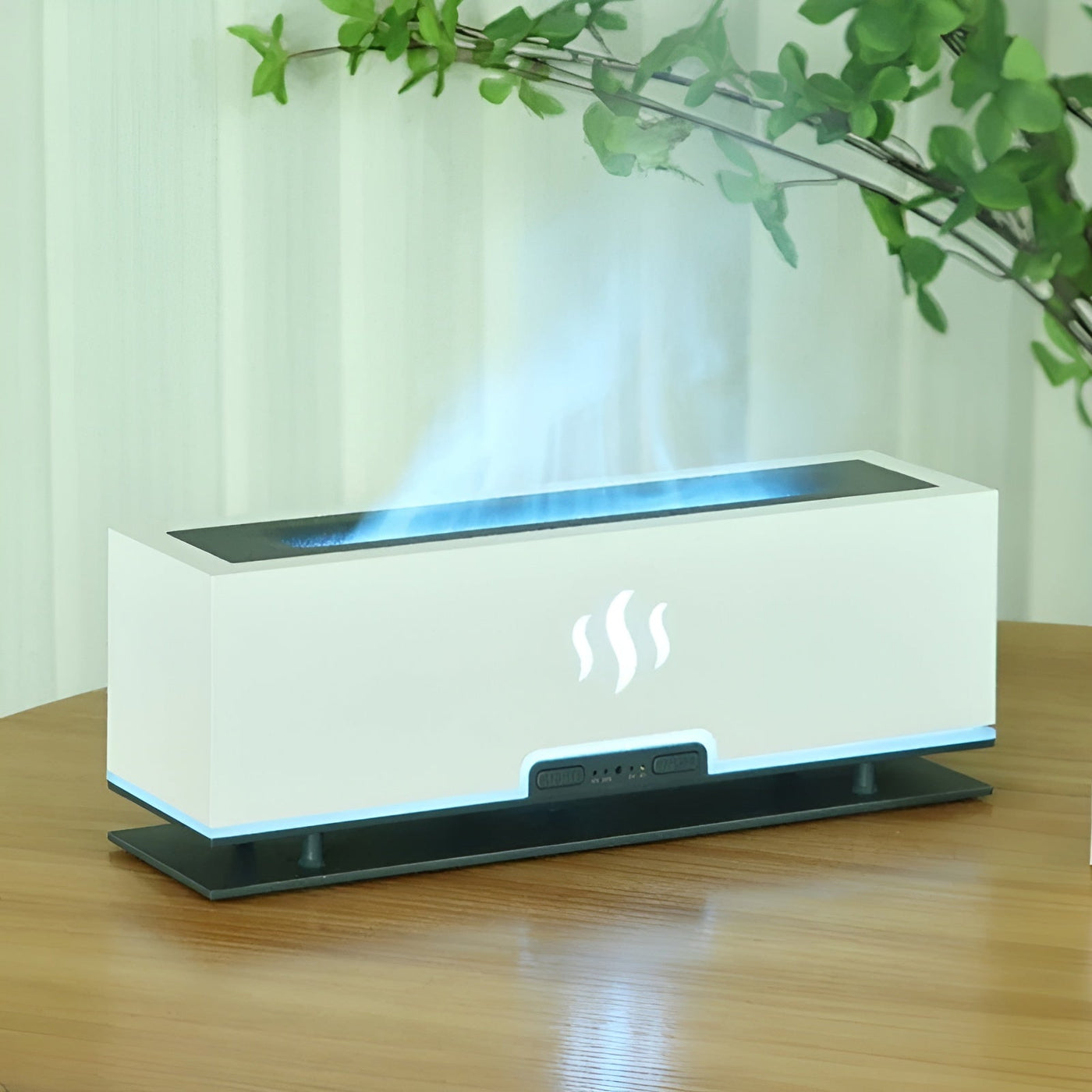 Wood Grain LED Aroma Humidifier