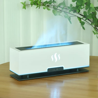Wood Grain LED Aroma Humidifier