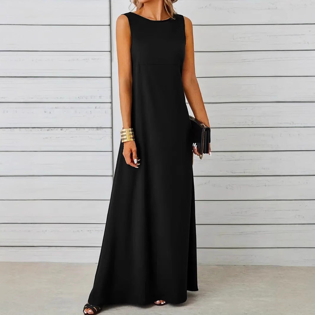 Summer Sleeveless Maxi Dress Women