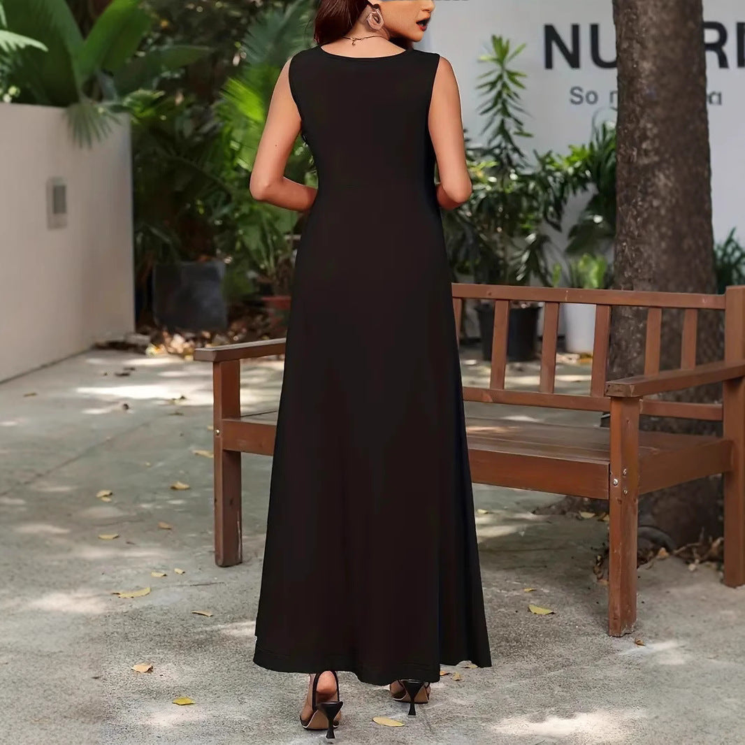 Summer Sleeveless Maxi Dress Women