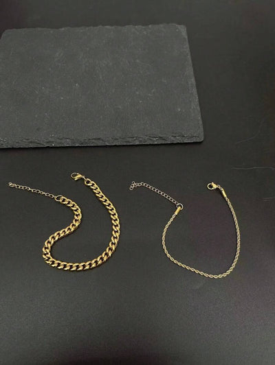 Men’s Stainless Steel Bracelet Set