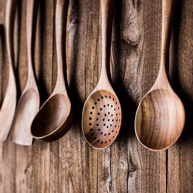 Wooden Kitchen Utensil Set