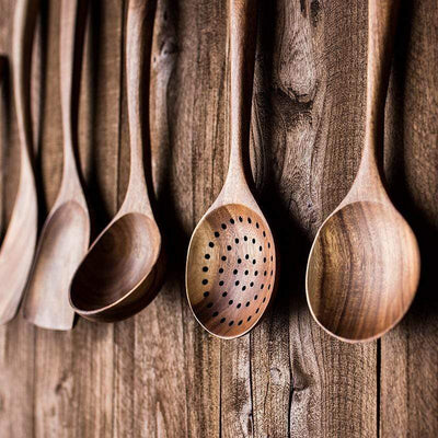 Wooden Kitchen Utensil Set