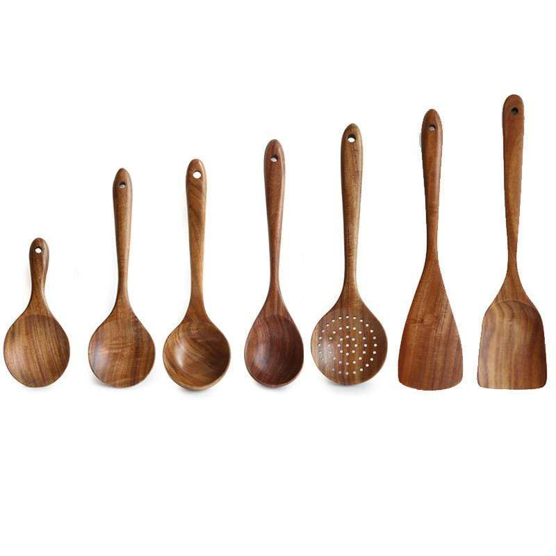Wooden Kitchen Utensil Set