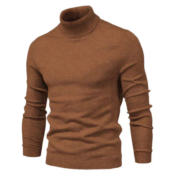 Breathable Men's Turtleneck Sweater