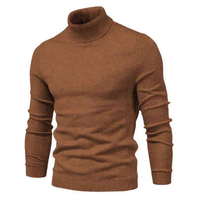 Breathable Men's Turtleneck Sweater