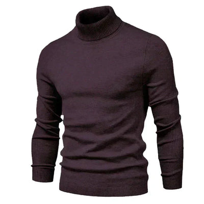 Breathable Men's Turtleneck Sweater