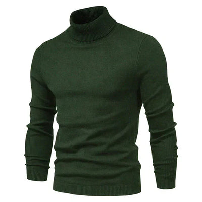 Breathable Men's Turtleneck Sweater