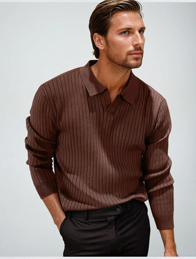 Old Money Long Sleeve Polo