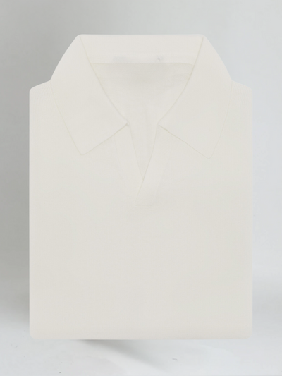 Old Money Buttonless Polo Shirt