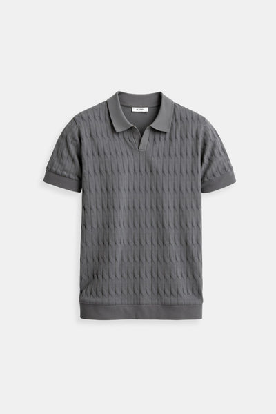 Old Money Knit Polo T-Shirt
