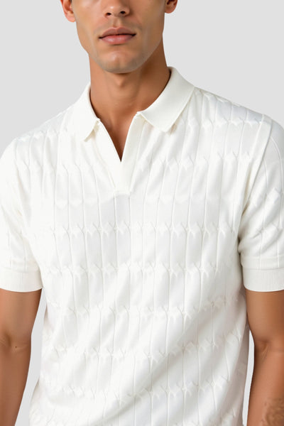 Old Money Knit Polo T-Shirt
