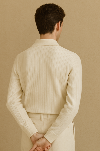 Old Money Long Sleeve Polo