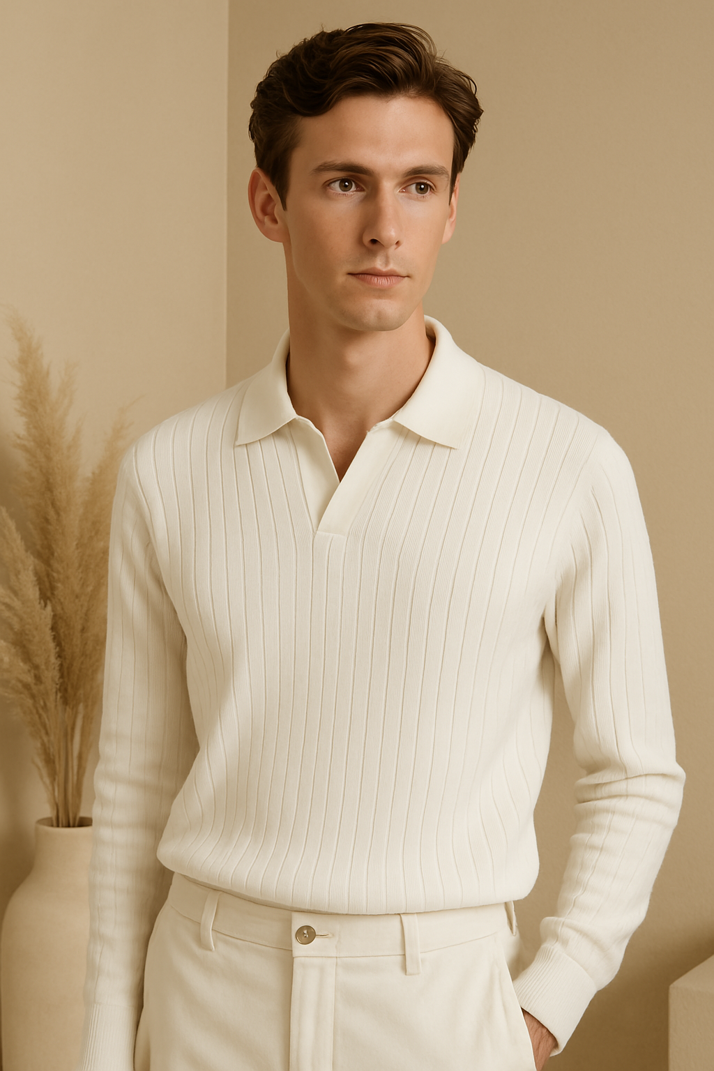 Old Money Long Sleeve Polo