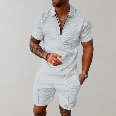 Modern Polo and Shorts Set