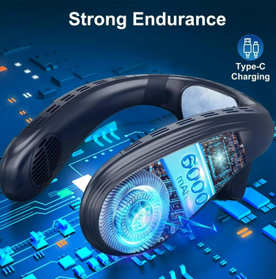 Rechargeable Semiconductor Neck Cooling Fan