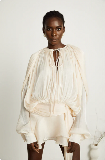 Long Sleeve Ruffle Women's Mini Dress