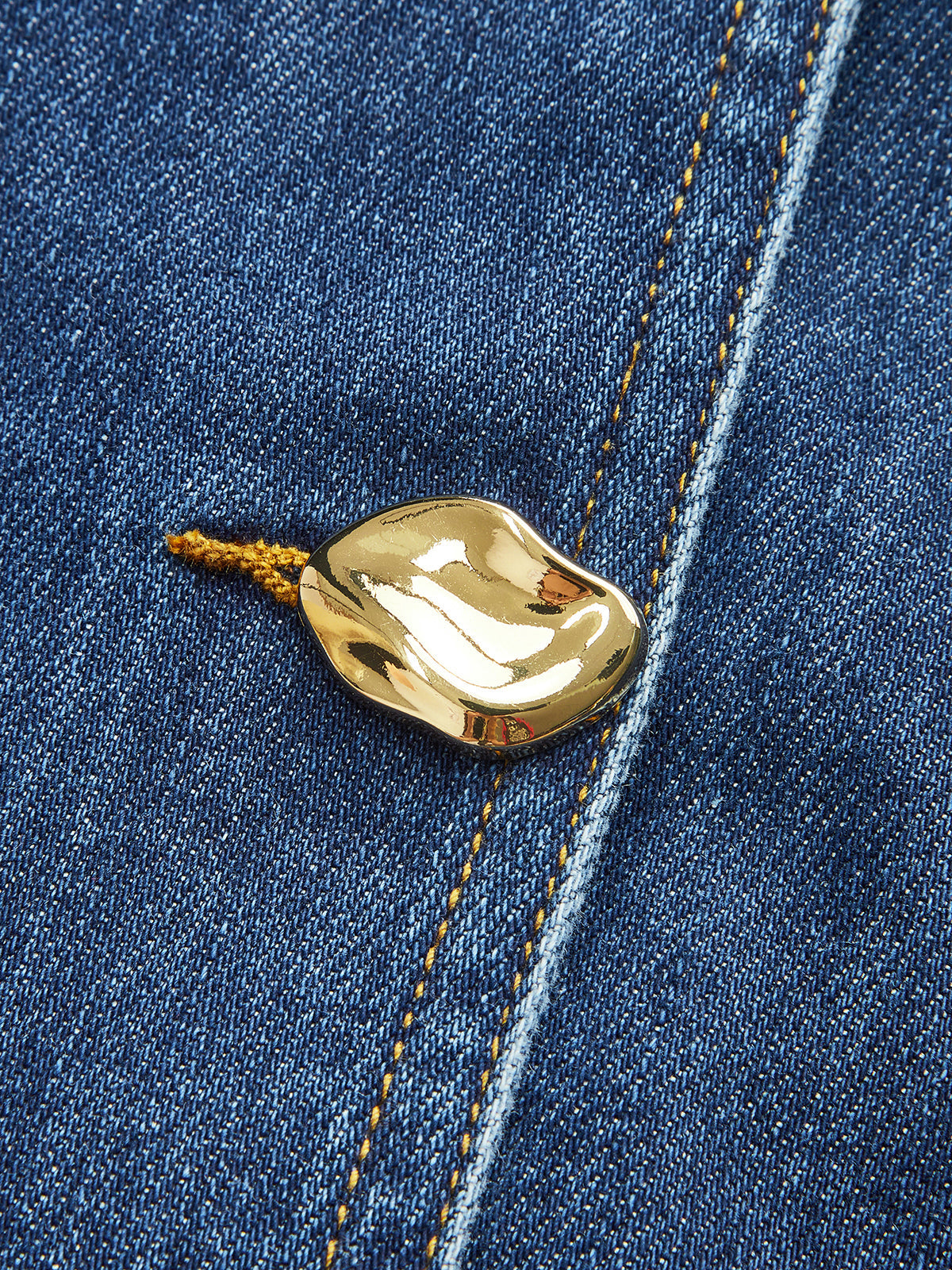 Belted Women's Denim Dress