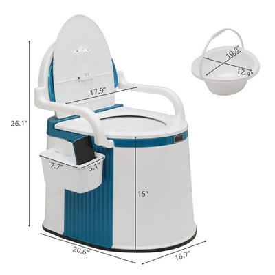 Portable Toilet for Indoor Outdoor Use