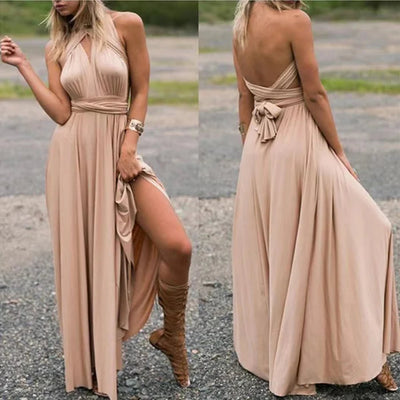 Convertible Wrap Maxi Dress Women