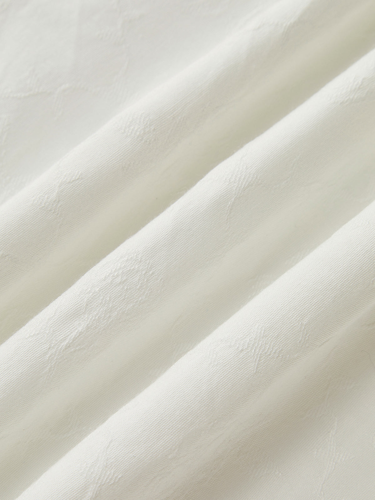 Ruffle Hem Women's White Dress