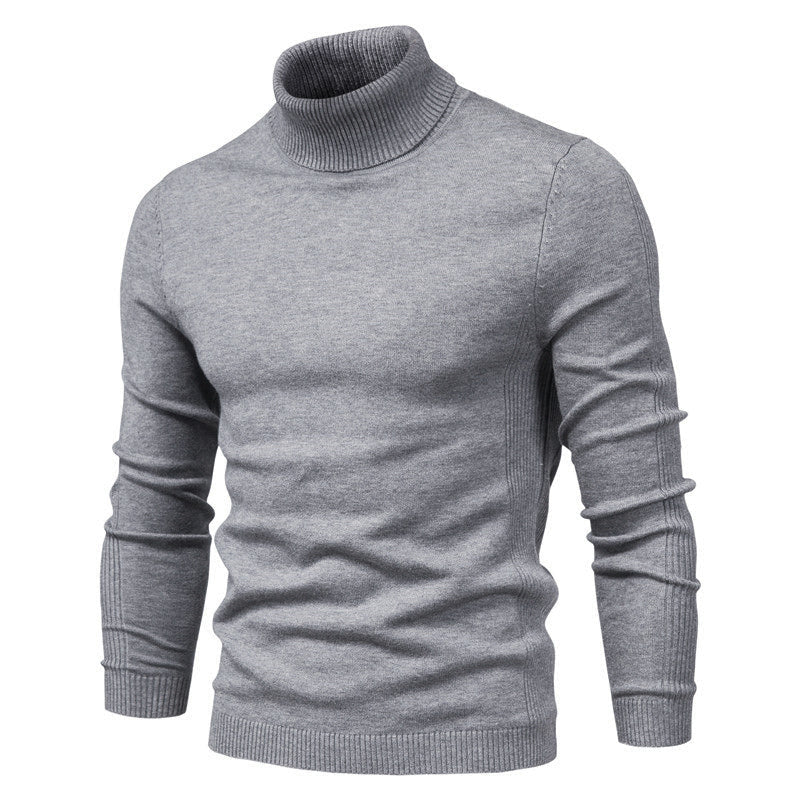 Breathable Men's Turtleneck Sweater