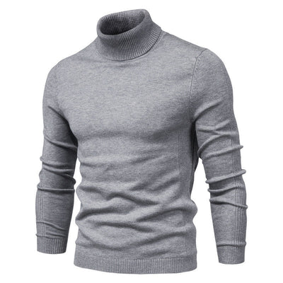Breathable Men's Turtleneck Sweater