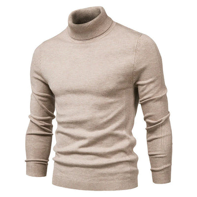 Breathable Men's Turtleneck Sweater