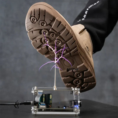 Aussietactix hard-wearing, elasticated work shoes with a non-slip sole and flexible design.