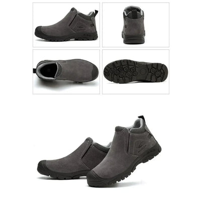 Aussietactix hard-wearing, elasticated work shoes with a non-slip sole and flexible design.