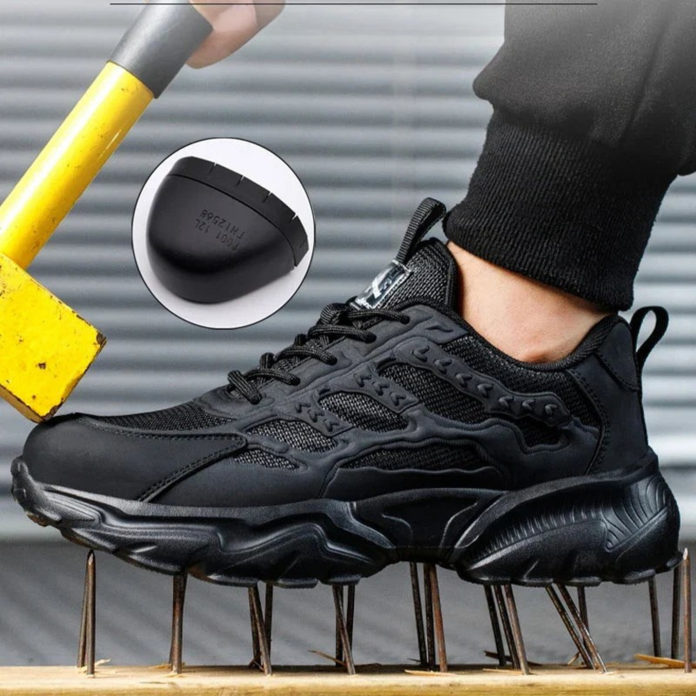Lightweight Aussietactix safety sports shoes with non-slip soles and breathable material.