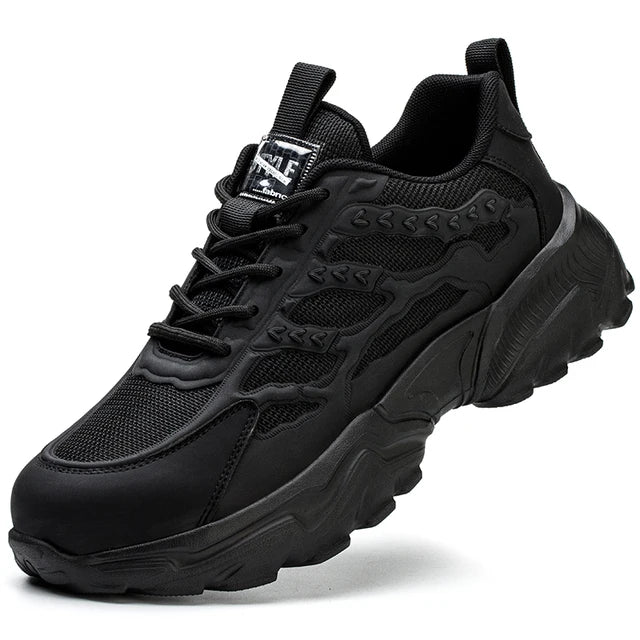 Lightweight Aussietactix safety sports shoes with non-slip soles and breathable material.