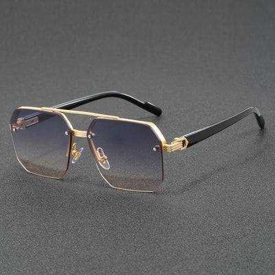 Stylish Semi Rimless Lightweight Glasses