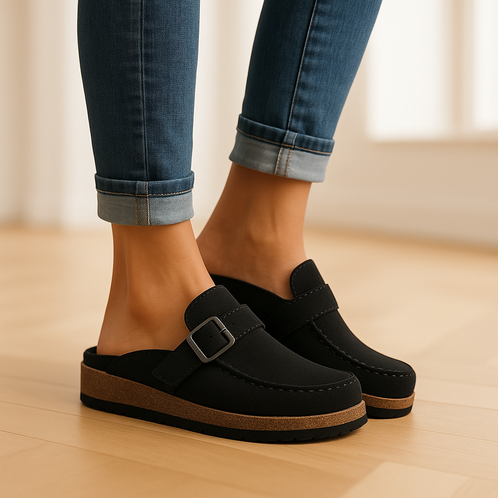Slip-On Suede Orthopaedic Sandals Women