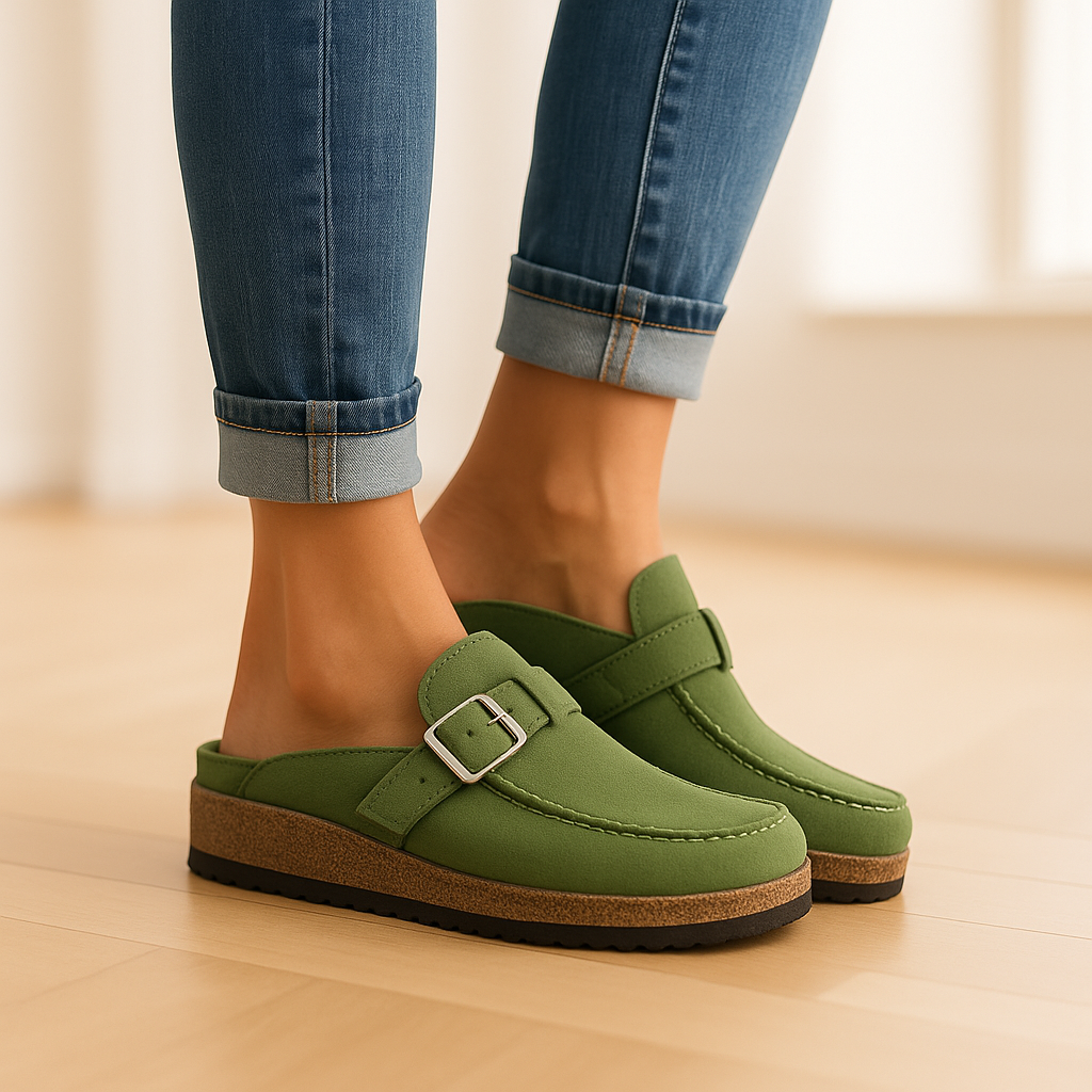 Slip-On Suede Orthopaedic Sandals Women