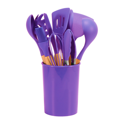 Silicone Cooking Utensils Set 12pcs