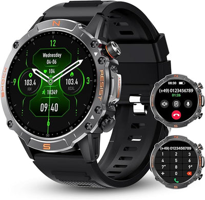 Military Rugged Men's Smartwatch