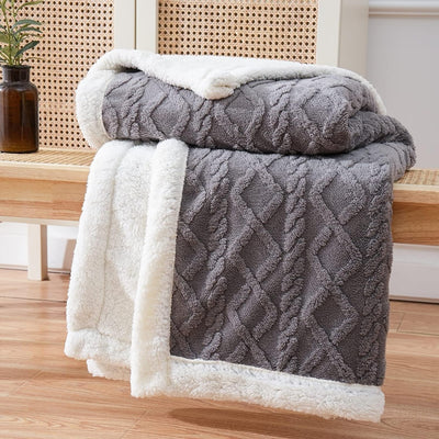 Ultimate Comfort Snuggle Sherpa Blanket
