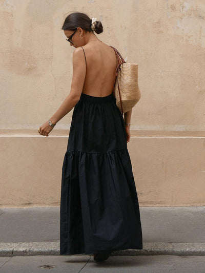 Backless Summer Maxi Dress Women