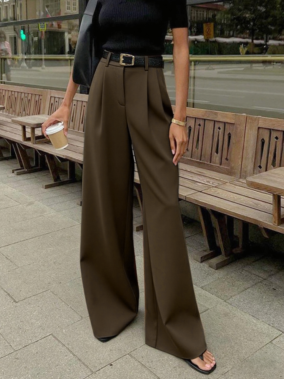 Wide Leg Women's Pants