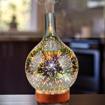 3D Gass Multicolor Aroma Diffuser