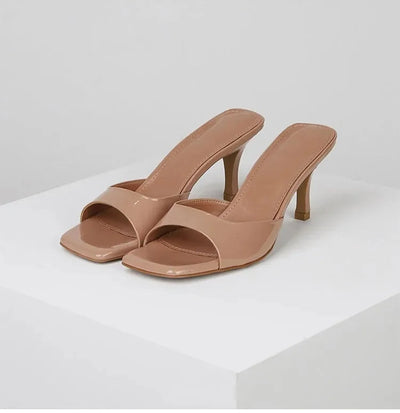 Stylish Open Mules with Heel